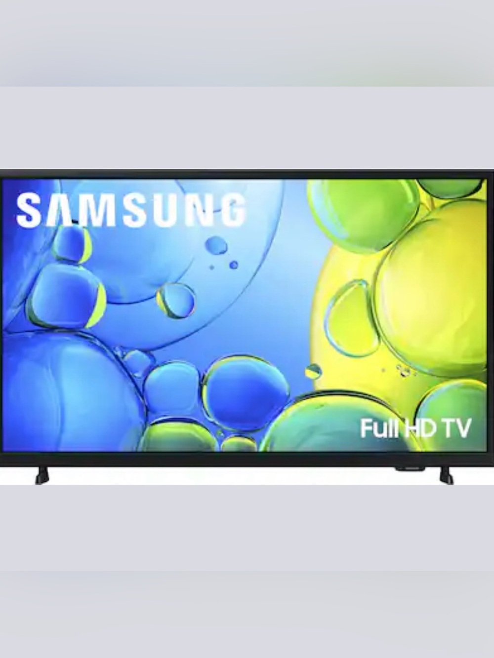 BRAND NEW! 
Samsung Smart TV with Black Bezel and Blue Display Accents 2025